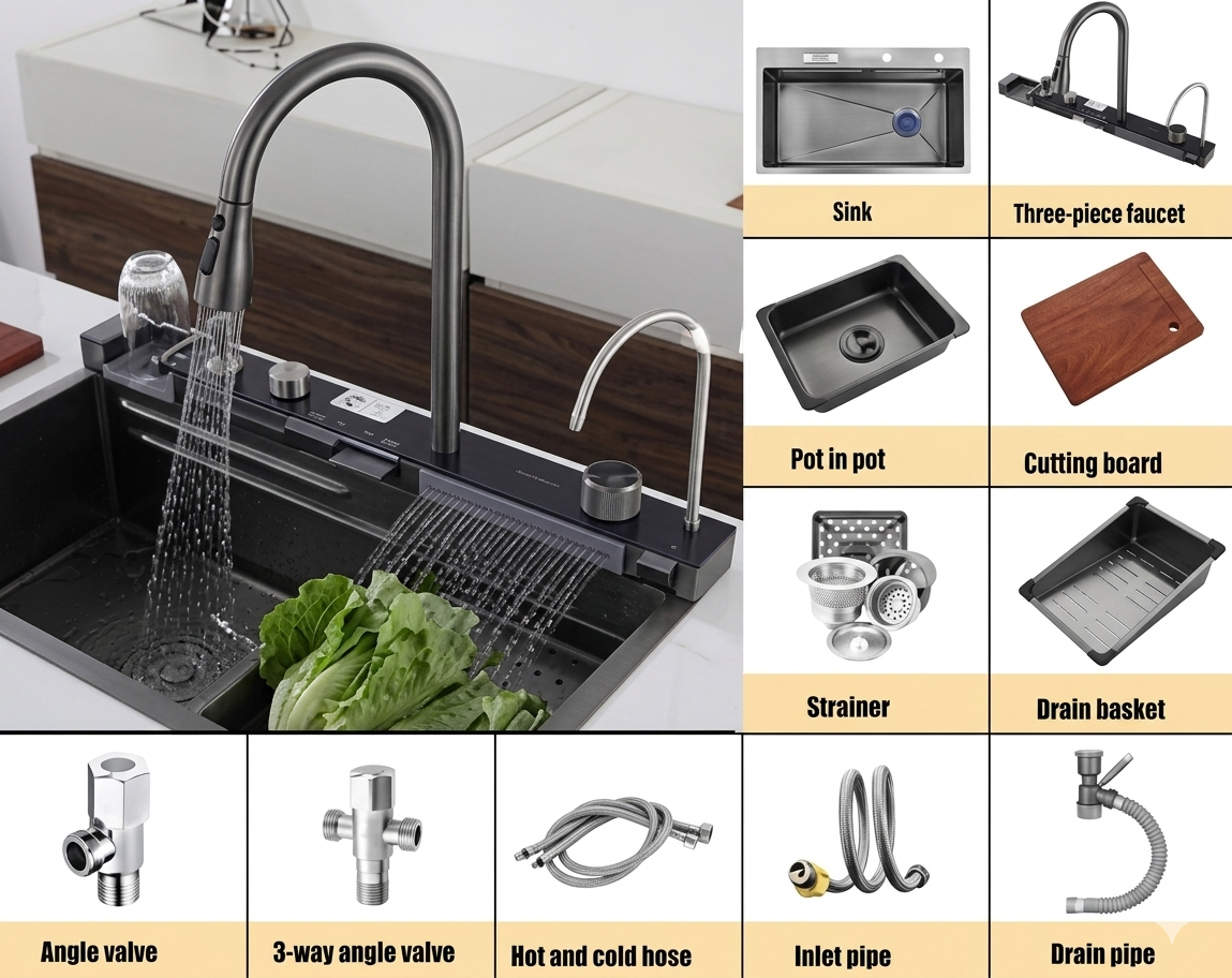 Multifunctional Kitchen Sink #0021