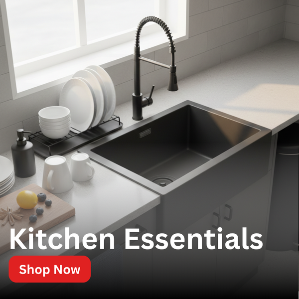 Kitchen Essentials – Premium Kitchen Sinks, Faucets, Mixers, Soap Dispensers & Must-Have Kitchen Fixtures for Every Home