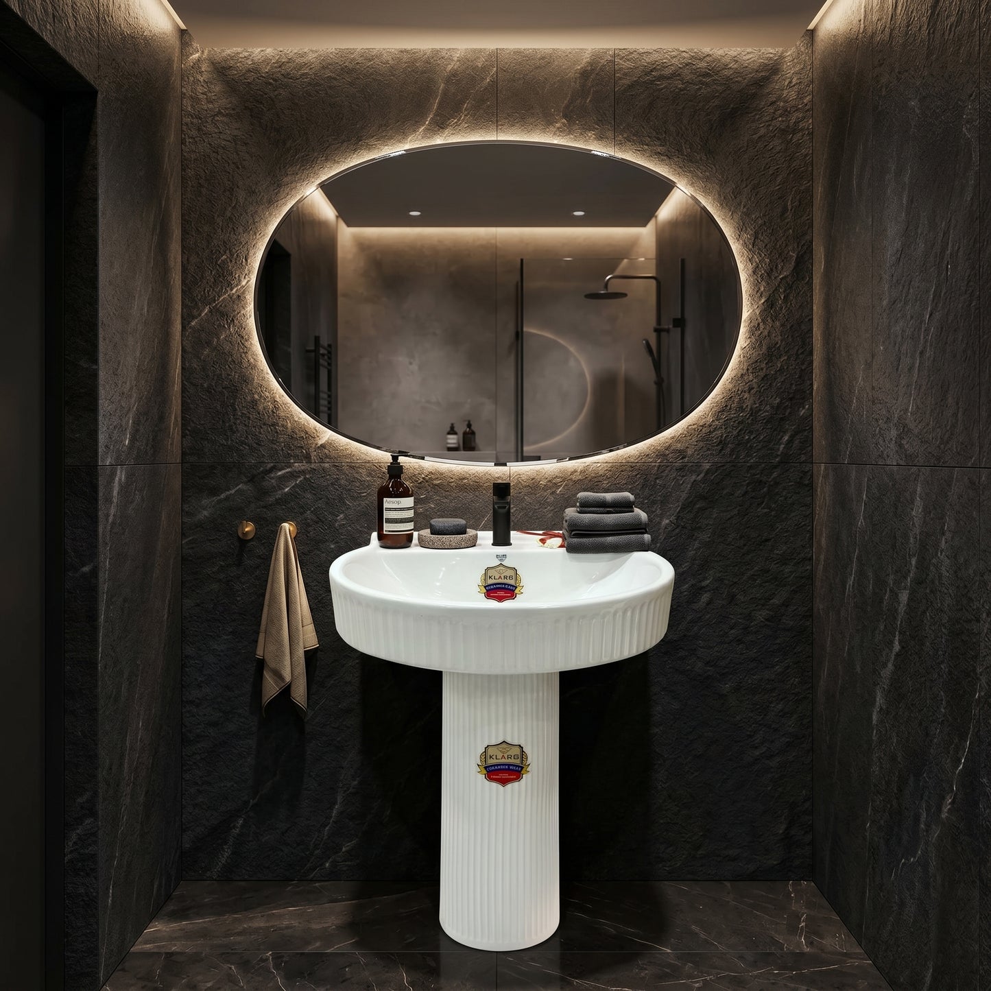 Round Pedestal Basin