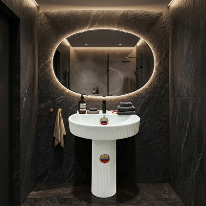 Round Pedestal Basin