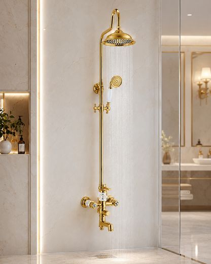 Golden Rain Shower Set