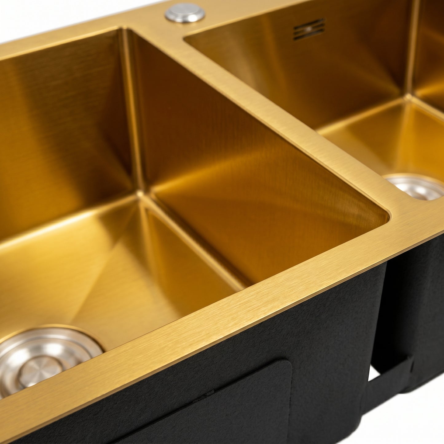 Gold Double Bowl Kitchen Sink #0022