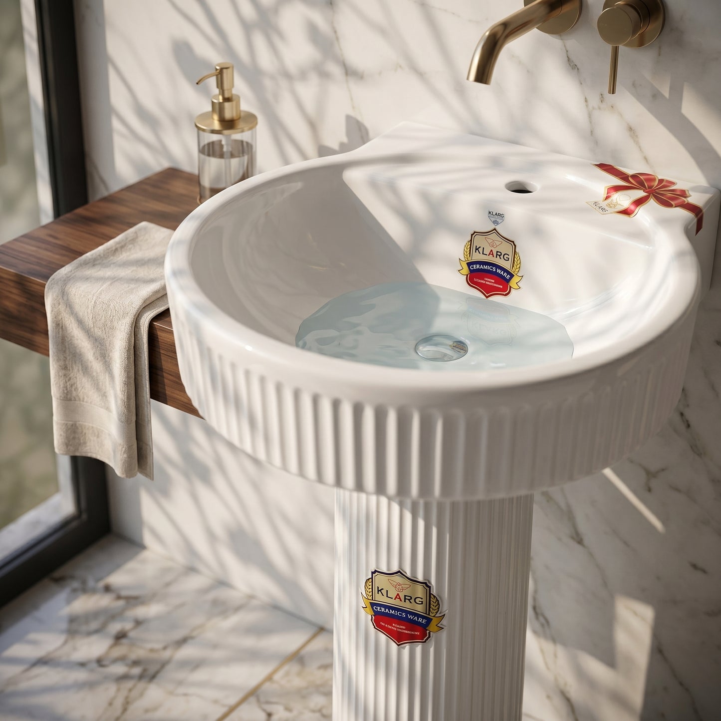Round Pedestal Basin