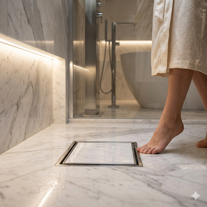 Tile Insert Square Floor Waste #0013