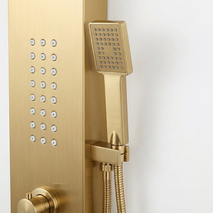 Luxury Shower Panel – #0002 Gold, #0003 Bronze, #0004 Black & Silver