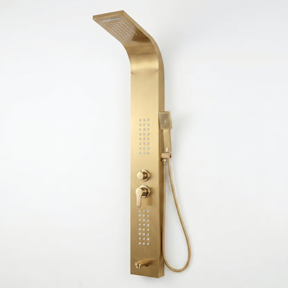 Luxury Shower Panel – #0002 Gold, #0003 Bronze, #0004 Black & Silver