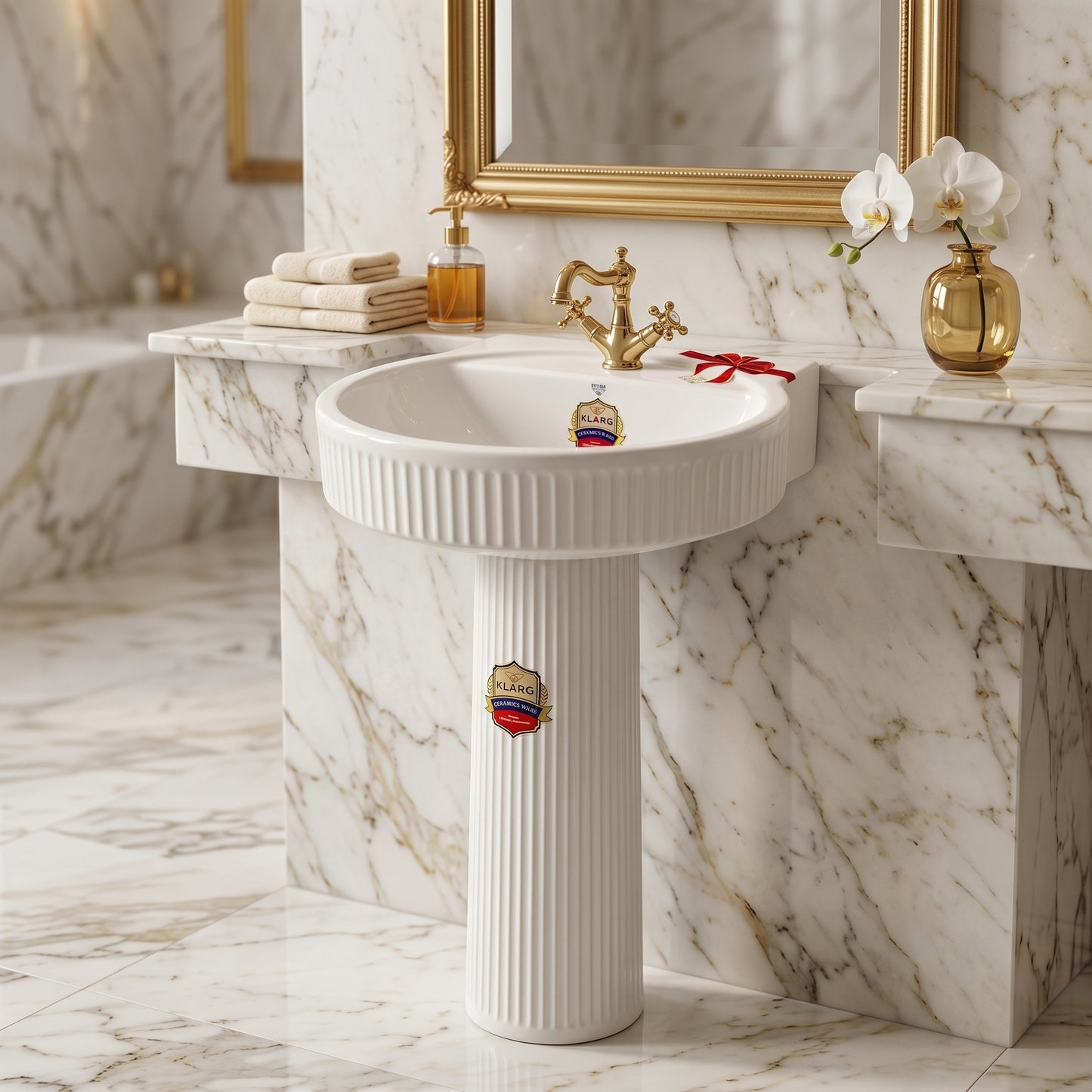 Round Pedestal Basin