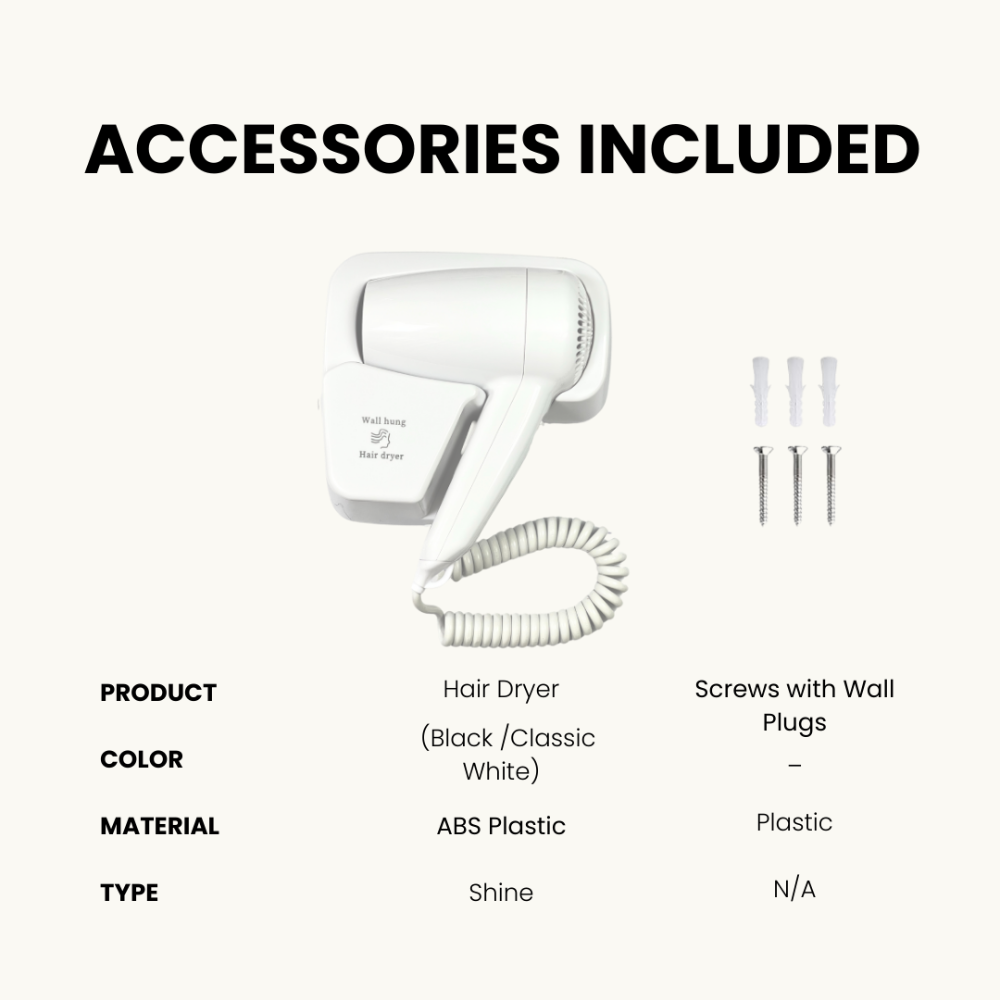 Wall Hair Dryer