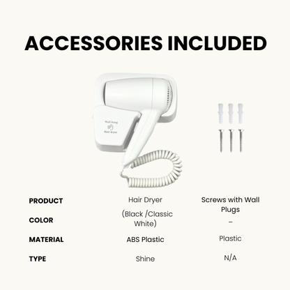 Wall Hair Dryer