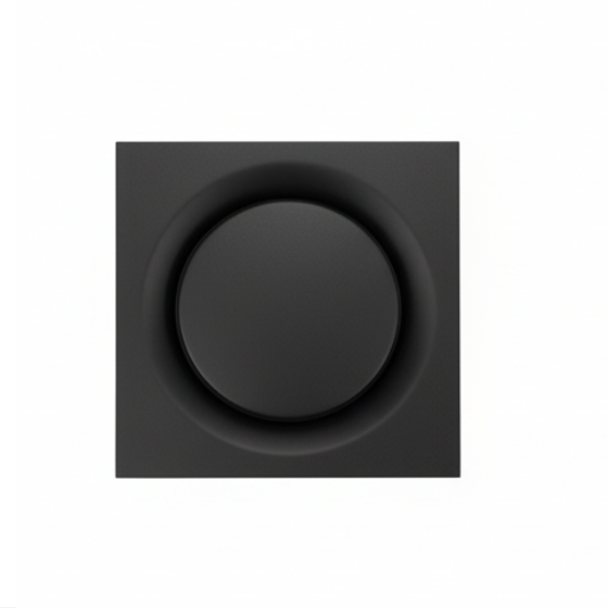 Matt Black Floor Waste #0012