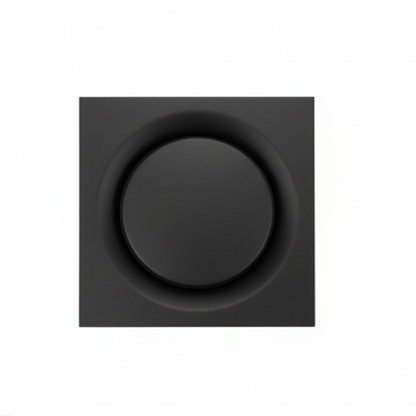 Matt Black Floor Waste #0012