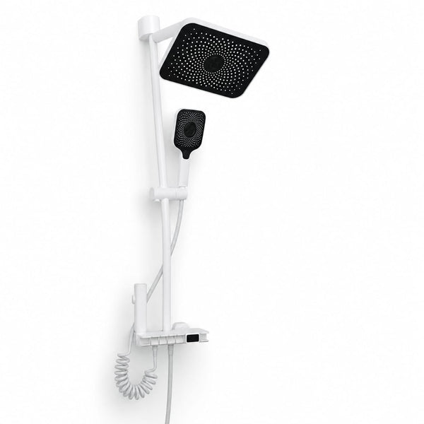 White Piano  Rain Shower System