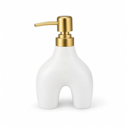 4-Piece Ceramic Bathroom Accessories Set – Soap Dispenser, Soap Dish, Tumbler & Vase
