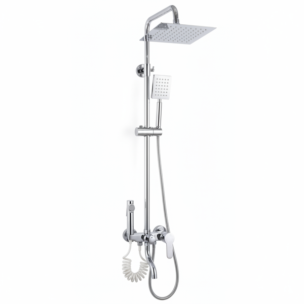 Luxury Chrome Shower Set | #0001