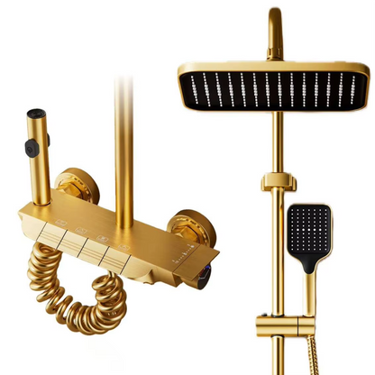 Golden Piano Shower System