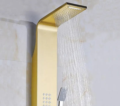 Luxury Shower Panel – #0002 Gold, #0003 Bronze, #0004 Black & Silver